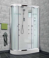 Душевая кабина Timo Lux T-7702R 120x85x225 прозрачное стекло/хром