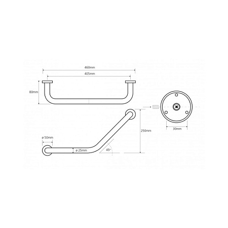 Поручень Bemeta Omega 102307022 43