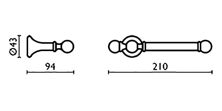 Держатель туалетной бумаги Bagno & Associati Folie FS23592 BR