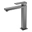 Смеситель Boheme Qubic 472-GM для раковины, высокий, оружейная сталь