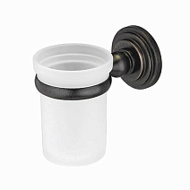 Стакан WasserKRAFT Isar K-7328 одинарный, темная бронза Стакан WasserKRAFT Isar K-7328 одинарный, темная бронза