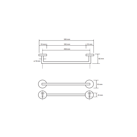 Полотенцедержатель Bemeta White 104204024 белый