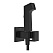 Гигиенический душ со смесителем Hansgrohe Bidette S 29233670 черный матовый