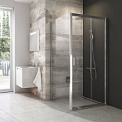 Душевой уголок Ravak Blix BLDP2-120 + BLPS-90 Transparent, хром