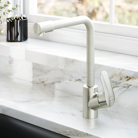 Смеситель Am.Pm Like F8005711 для кухонной мойки, сатин