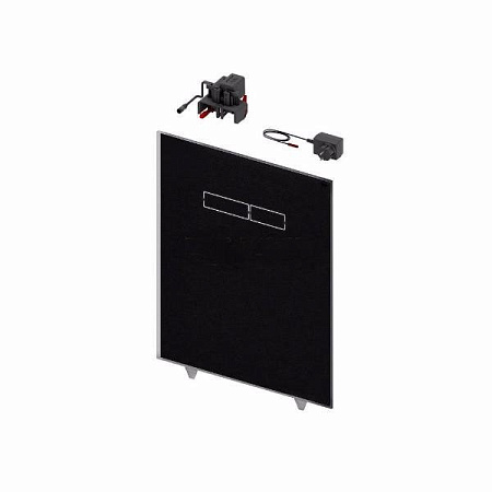 Кнопка смыва Tece TECElux  9650003  с блоком управления черная