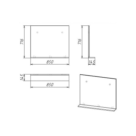 Зеркало Grossman Тенза 208501 85 велингтон