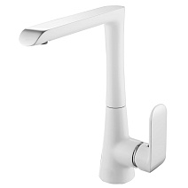 Смеситель Bien Due BE11006403 для кухонной мойки, хром/белый