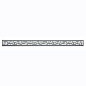 Решетка Tece TECEdrainline Lines 600821 80 нержавеющая сталь матовая