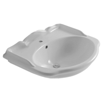 Раковина Globo Paestum PA006.BI*1 71*58 с 1 отверстием под смеситель, белый