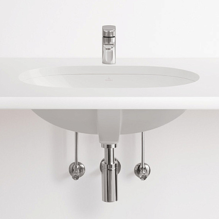 Раковина Villeroy & Boch O.Novo 41626001 60x35 с переливом, альпийский белый