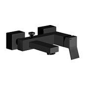 Смеситель Gessi Rettangolo K 53013.299 для ванны с душем, черный матовый