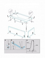 Комплект креплений Cezares CZR-SCR-FIX-KIT для 2-х панелей Комплект креплений Cezares CZR-SCR-FIX-KIT для 2-х панелей