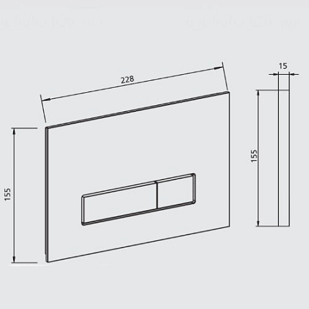 Кнопка смыва Jomo Ambiente 167-33004006-00 розовый