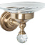 Мыльница Tiffany World Crystal TWCR106br-sw бронза - фото 1