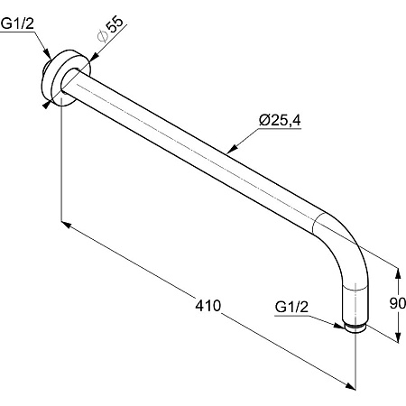 Душевой комплект Kludi Bozz 386710576 хром