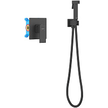 Гигиенический душ со смесителем Aquatek Либра AQ1619MB черный матовый Гигиенический душ со смесителем Aquatek Либра AQ1619MB черный матовый