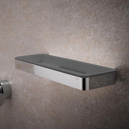 Полка Keuco Plan 14958010038 хром/светло-серый