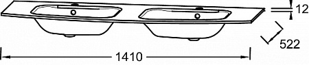 Раковина Jacob Delafon Nona EB1887RU-DE1 140 белый матовый