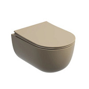 Унитаз подвесной Ceramica Nova Modena CN6063MC с микролифтом, капучино матовый