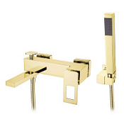 Смеситель Boheme Q 143-GG для ванны с душем, золото