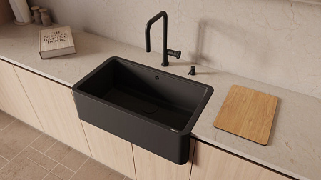 Смеситель Omoikiri Arita-SB-GB для кухонной мойки, графит