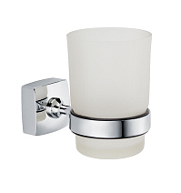 Подстаканник одинарный Fixsen Kvadro FX-61306 хром Подстаканник одинарный Fixsen Kvadro FX-61306 хром