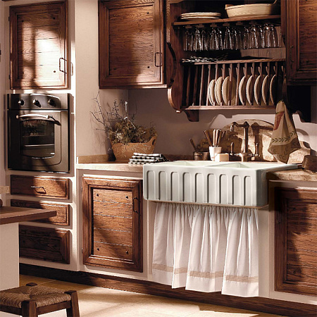 Мойка кухонная Kerasan Hannah Surrey 545101 100x47 белый