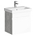 Тумба с раковиной Aqwella Smart SRT0105BS 50 бетон светлый