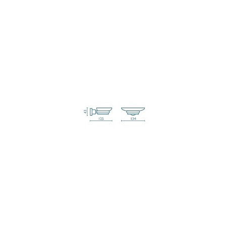 Мыльница Bagno & Associati Otello OT12105 CR