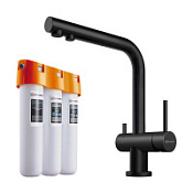 Смеситель для кухонной мойки Omoikiri Nagano-GB 4284.8028 с фильтром, графит