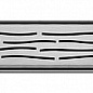 Решетка Tece TECEdrainline Organic 600861 80 нержавеющая сталь матовая
