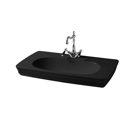 Раковина ArtCeram Civitas CIL002 03;00 90 черный глянцевый
