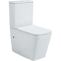 Унитаз-компакт Aquatek Либра New AQ1263N-00 белый, с сидением микролифт