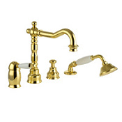 Смеситель Migliore Oxford 19165 на борт ванны, золото