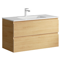 Тумба с раковиной Aqwella Accent ACC0110DZ 100 дуб золотой