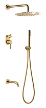 Душевой комплект Boheme Uno 464-2-MG для ванны с душем, золото матовое Душевой комплект Boheme Uno 464-2-MG для ванны с душем, золото матовое