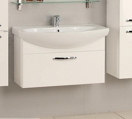 Тумба с раковиной Aquaton Ария 1A141701AA010 80 белый