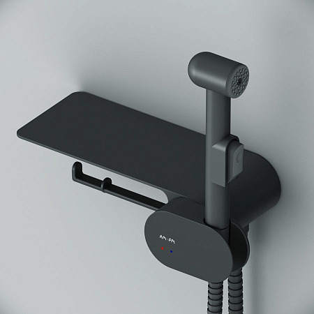 Гигиенический душ со смесителем Am.Pm Like F0202622 черный