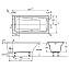 Фронтальный экран Jacob Delafon Odeon Up 150x70 - фото 2
