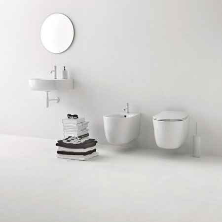 Унитаз подвесной Kerasan Nolita 531401 безободковый, белый