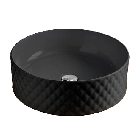 Раковина ArtCeram Rombo OSL009 17;00 44 черный матовый