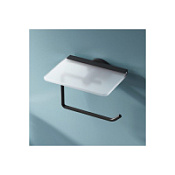 Держатель туалетной бумаги Am.Pm X-Joy A85A341522 с полкой, черный