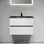 Мебель для ванной Sancos Urban 70 UR70W белый/черный - фото 10