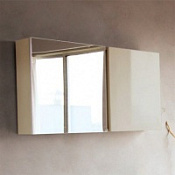 Шкаф-зеркало BelBagno Luce BB1000PAC/TL 100 tortora lucido