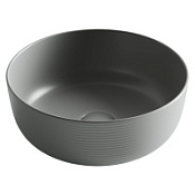 Раковина накладная Ceramica Nova Element CN6073MH 35.6x35.6x13.5 антрацит матовый