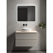 Мебель для ванной со столешницей Sancos Snob R 80 SNR80CE+TT80A2 Beige Soft/Kreman