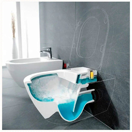 Унитаз подвесной Villeroy & Boch Subway 3.0 4670TS01 альпийский белый