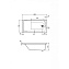 Ванна акриловая Santek Фиджи 1WH501598 150х75 - фото 3