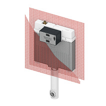 Смывной бачок скрытого монтажа Tece TECEbox 9370500